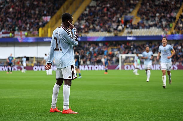 Nicolas Jackson marque en Ligue des champions pour ses débuts avec Aston Villa