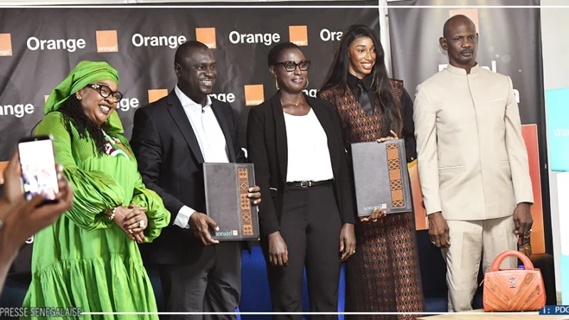 Sonatel signe un partenariat avec Saly Sarr après ses deux sacres internationaux
