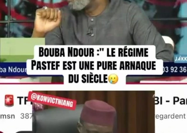 Bouba Ndour accuse Pastef de « plus grosse arnaque » et voit un aveu d’échec