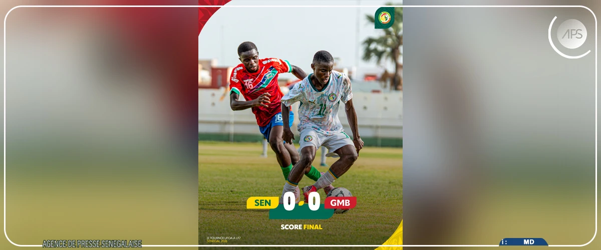 UFOA-A U17 : Sénégal-Gambie (0-0), les Lionceaux terminent en tête