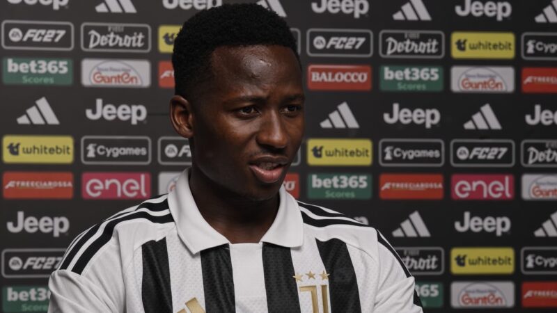 Pape Matar Sarr enthousiaste à la Juventus : « Zidane, Pogba, Platini »