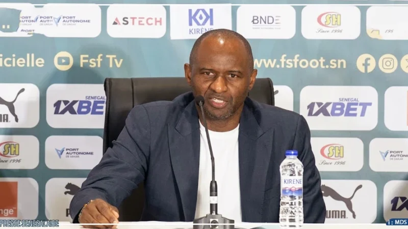 Patrick Vieira : première sortie à Maputo, le onze du Sénégal attendu pour le renouveau