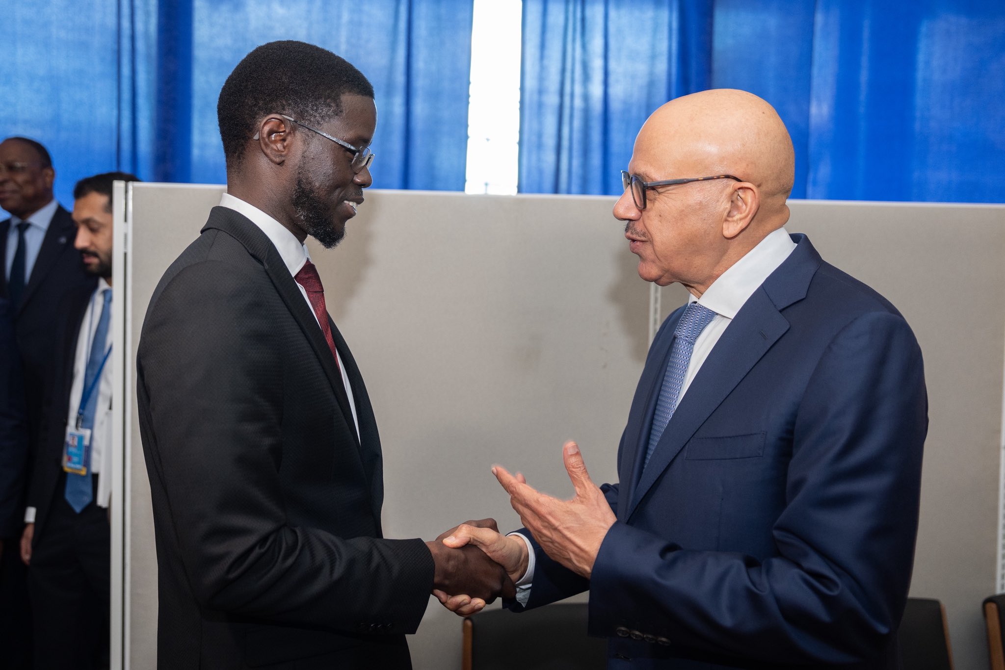 À New York, Diomaye Faye rencontre ses homologues finlandais et libérien et le chef de la diplomatie bahreïnienne