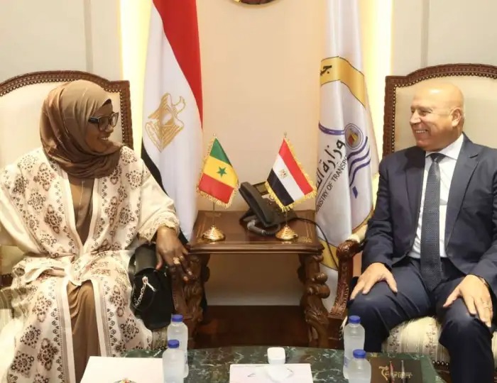 Amy Mara Dieye au Caire : vers un accord pour la route maritime Alexandrie-Dakar