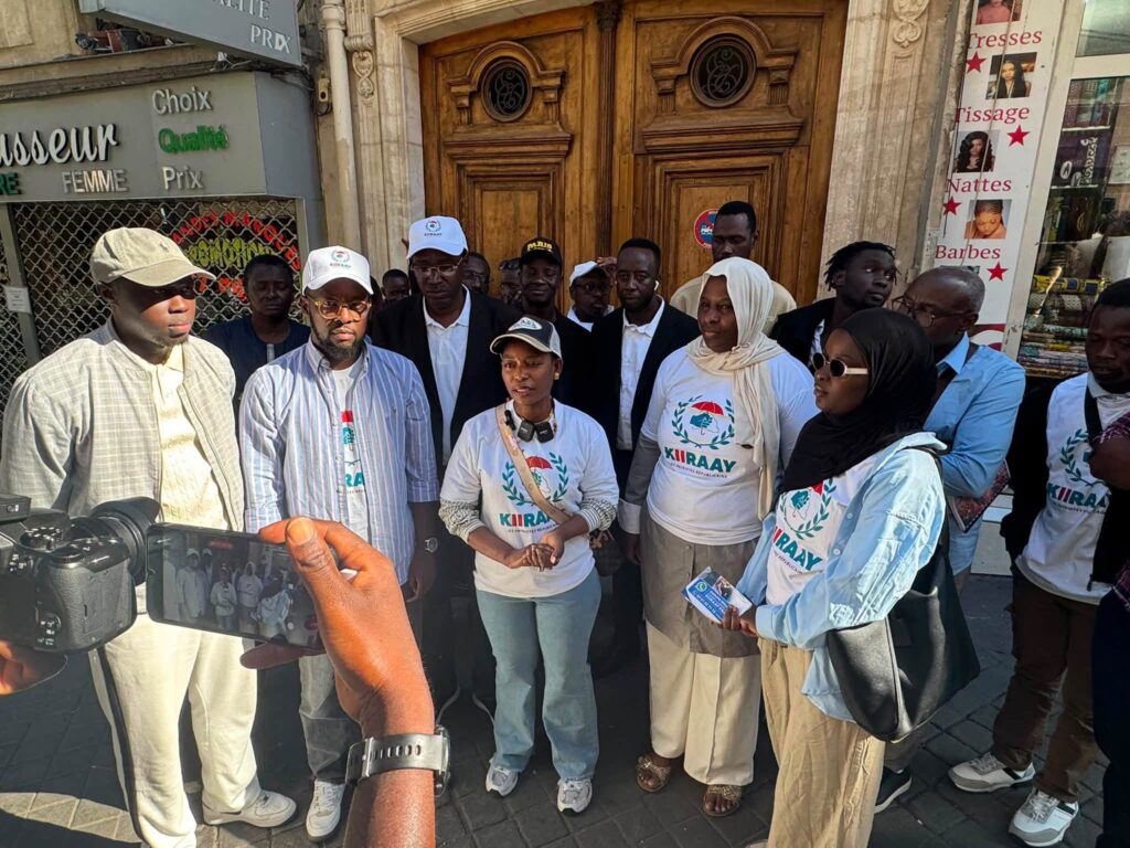 À Paris, KIIRAAY France mobilise la diaspora à Château Rouge autour de Diomaye Faye