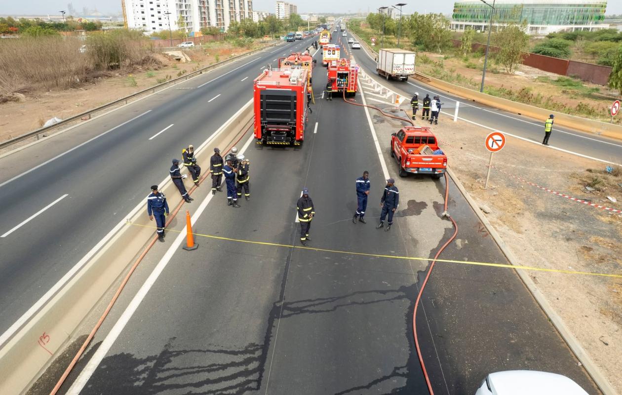 Autoroute de l’Avenir : un accident impliquant cinq voitures le jour d’une simulation