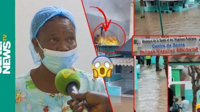 Hôpital Maguilen Senghor : les urgences transformées en consultations après 52 mm de pluie