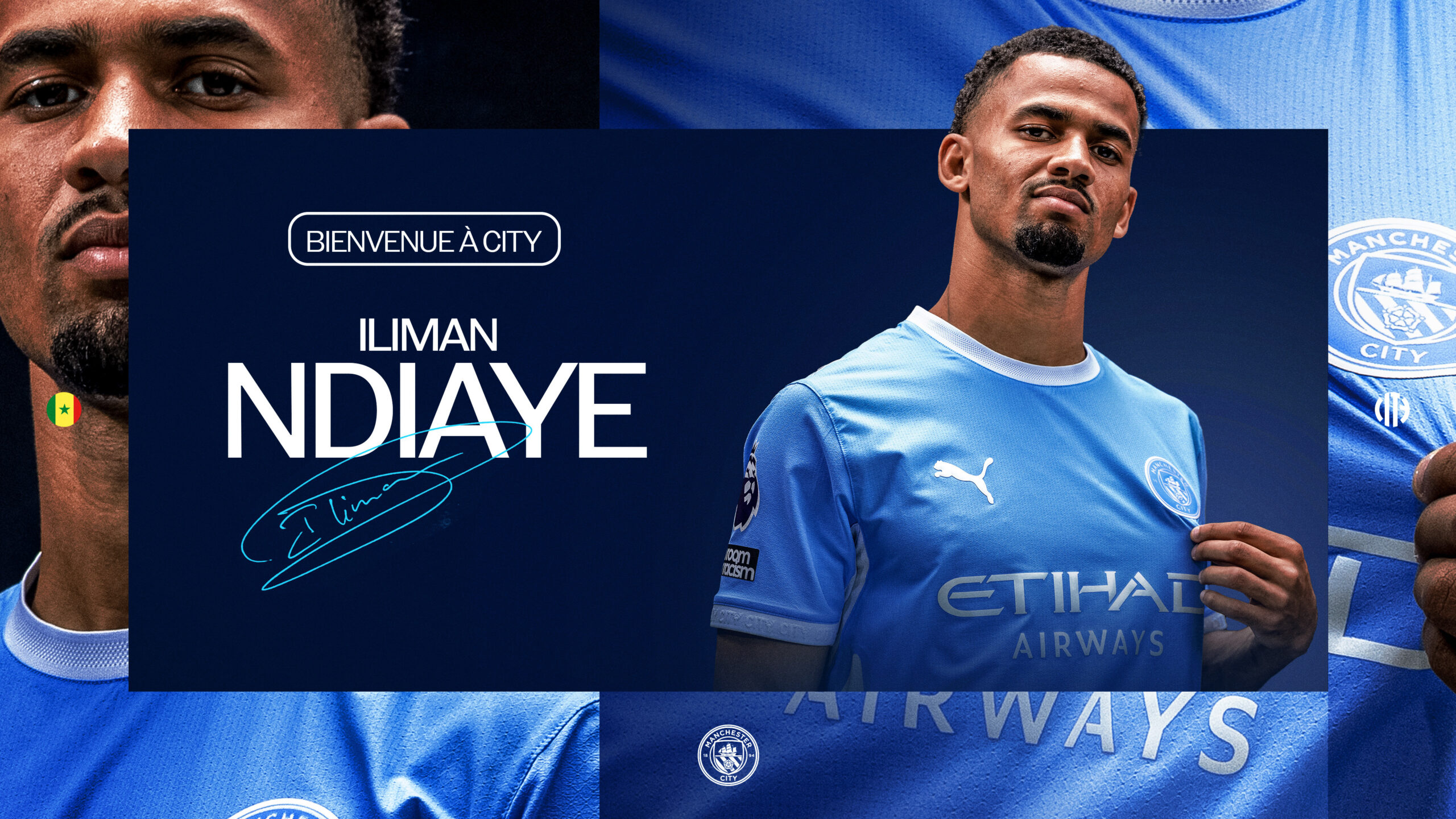 Iliman Ndiaye officialise son arrivée à Manchester City et affiche ses ambitions