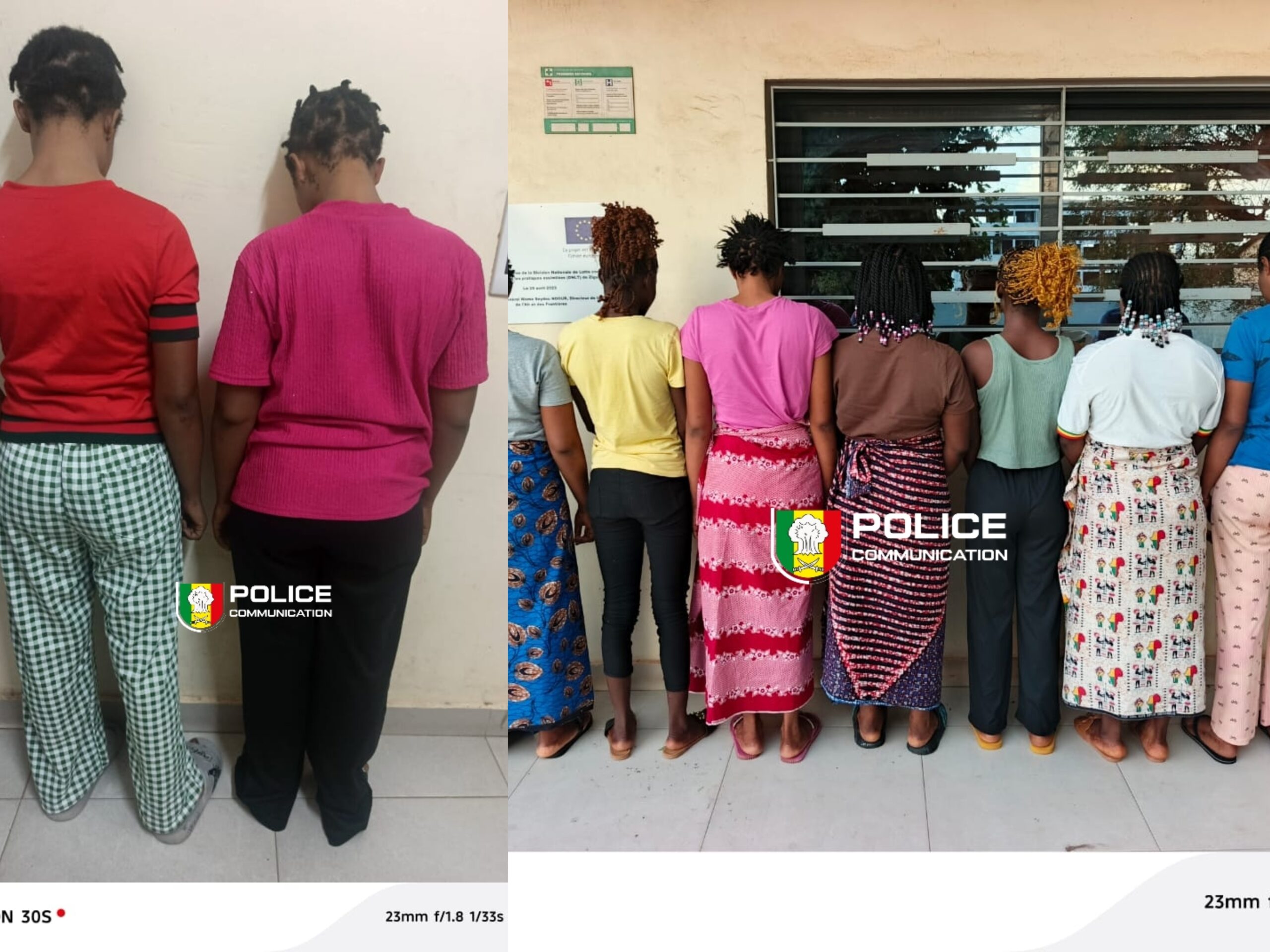 Ziguinchor : 7 jeunes femmes libérées d’un réseau de traite, 2 suspects conduits au parquet