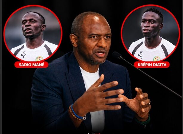 Patrick Vieira explique les absences de Mané et Diatta : pépin physique et sans club