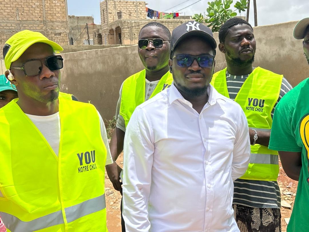 Youssou Adouwa a apporté son soutien à la réhabilitation de la route Cheikh Lo après l’appel des habitants