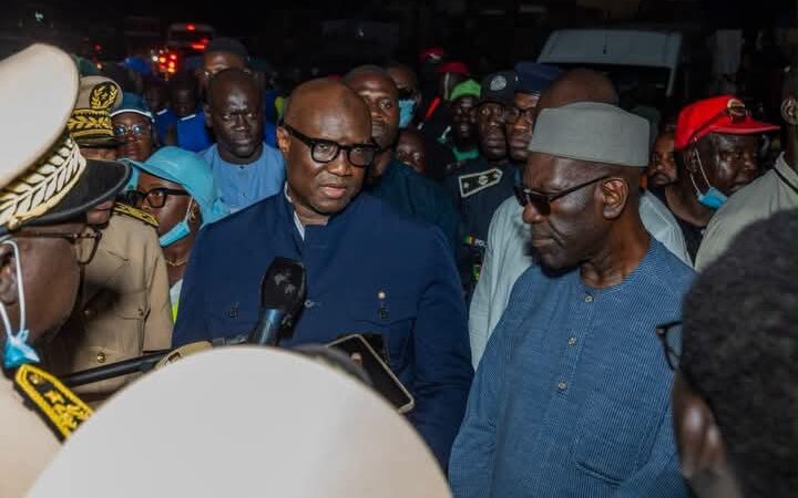 Mouhamadou Makhtar Cissé sur le terrain à Dakar pour suivre le désencombrement