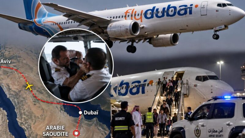 Vol Dubaï-Tel-Aviv : Une altercation entre les pilotes provoque un atterrissage d’urgence en Arabie saoudite
