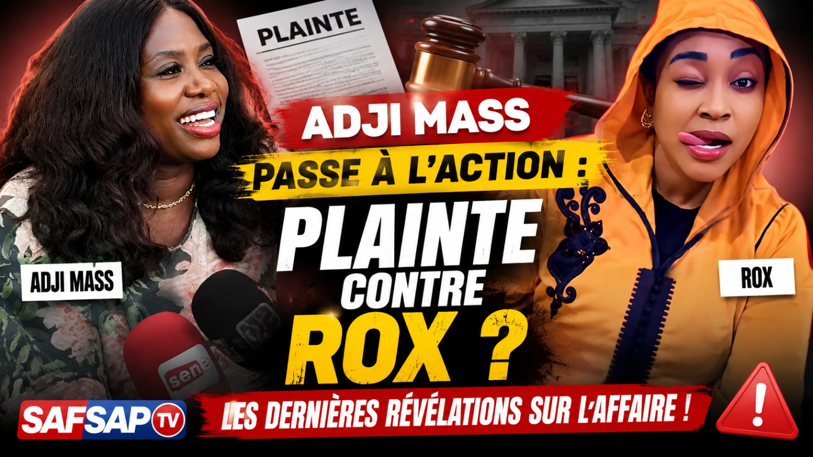 Adji Mass passe à l’action : plainte contre Rox ? Les dernières révélations sur l’affaire (Vidéo)