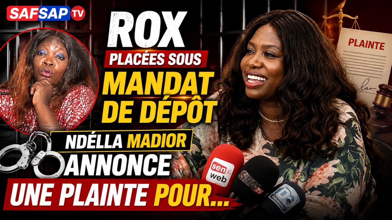 Rox placée sous mandat de dépôt : Ndélla Madior Diouf annonce de porter plainte pour…. (Vidéo)