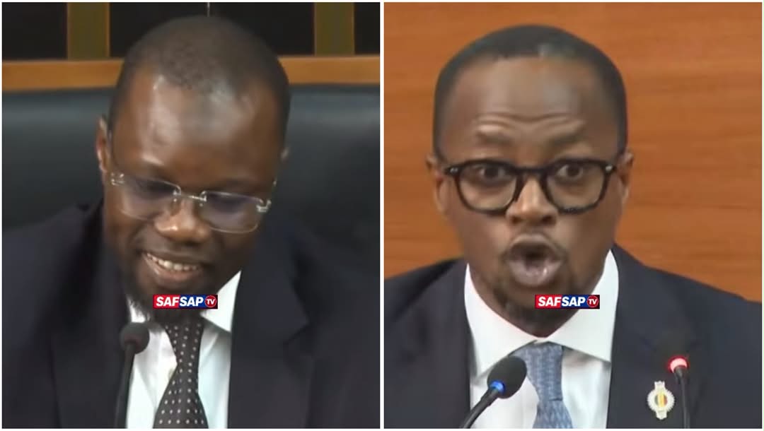 Le discours d’Abdou Mbow provoque le fou rire de Sonko à l’Assemblée nationale (Vidéo)