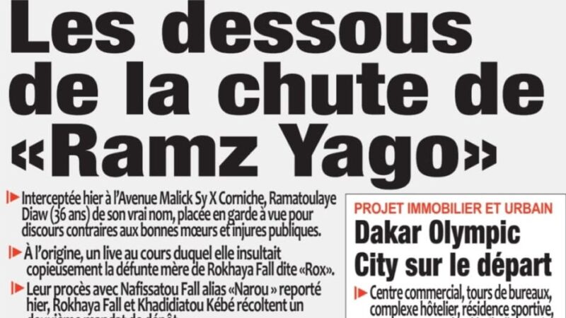 Découvrez les Unes des journaux sénégalais du jeudi 10 septembre 2026