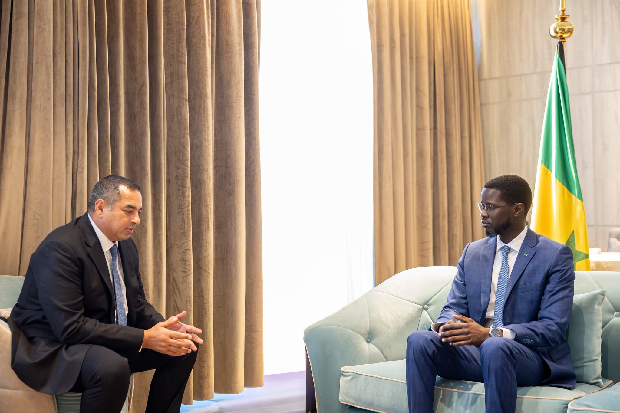 Énergies renouvelables : Diomaye reçoit le PDG d’Infinity qui envisage d’investir 1 000 MW au Sénégal