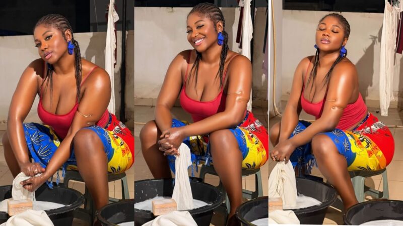(Photos)- Mia Guissé s’affiche en pleine lessive : la beauté au naturel !