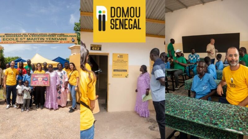 Rénovation scolaire à Thiès : L’association Domou Sénégal transforme l’école de Yendane