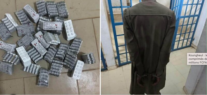 À Koungheul, le propriétaire du sac de Tapentadol a été arrêté après la saisie de 3 000 comprimés