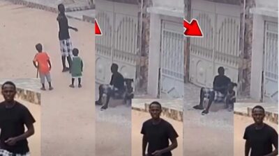 Filmé par une caméra de surveillance, un individu retire la boucle d’oreille d’une fillette (Vidéo)