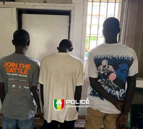 Après le point de presse de Talfa, trois suspects déférés pour des vols violents sur la VDN