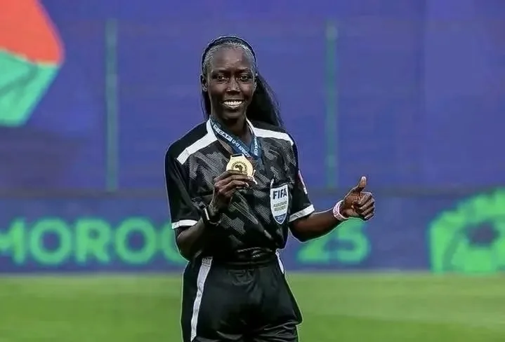 Arbitrage sénégalais à la Coupe du monde féminine U17 au Maroc.