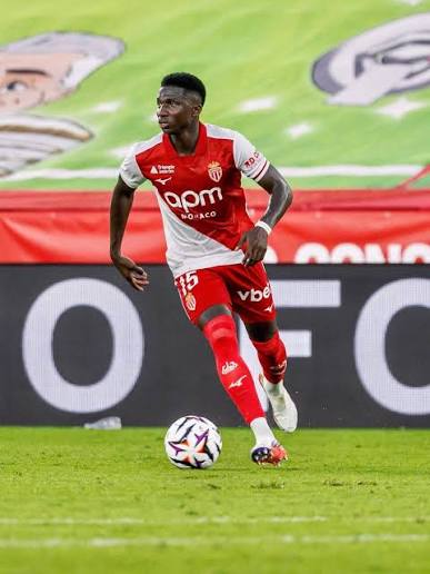 Lamine Camara avec l’AS Monaco