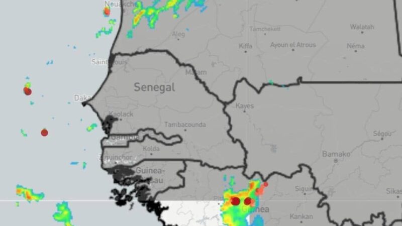 Météo du 6 octobre : averses orageuses attendues dans sept localités