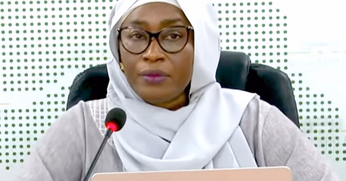 Fatou Seck, directrice générale d’Oumou Group, lors de son audition parlementaire
