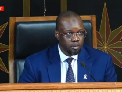 Ousmane Sonko : « toute décision qui ne supporte pas d&rsquo;être rendue  publique et suspecte… »
