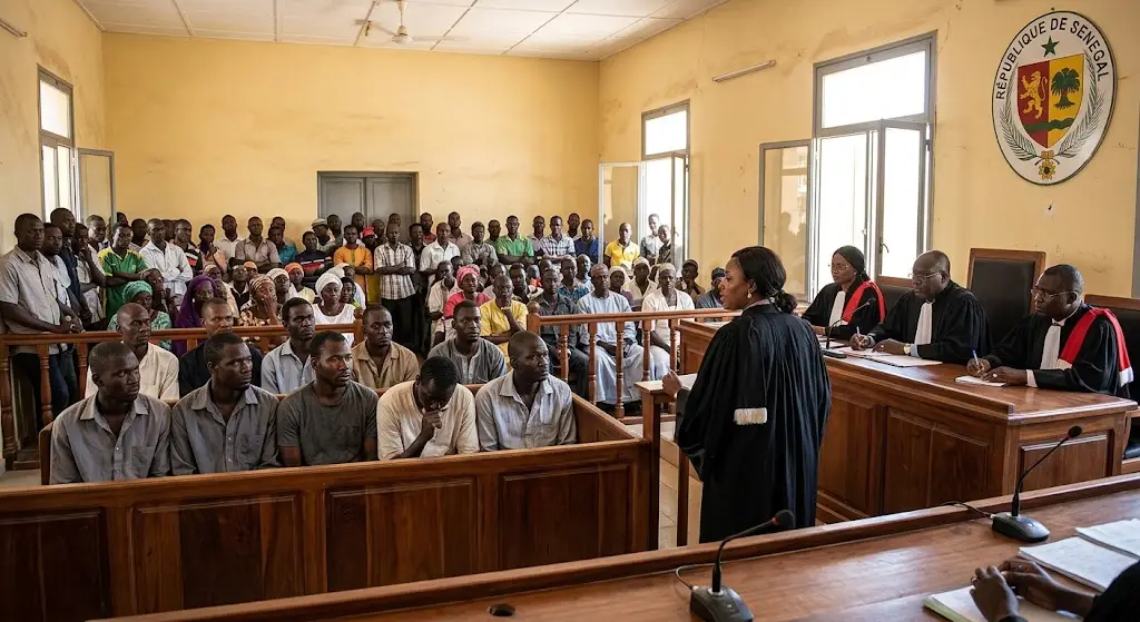 Le tribunal de grande instance de Tambacounda, où ont comparu sept prévenus.