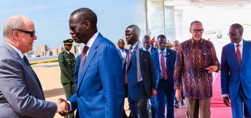 Albert II de Monaco et Paul Kagame à Dakar pour les JOJ, première compétition olympique en Afrique