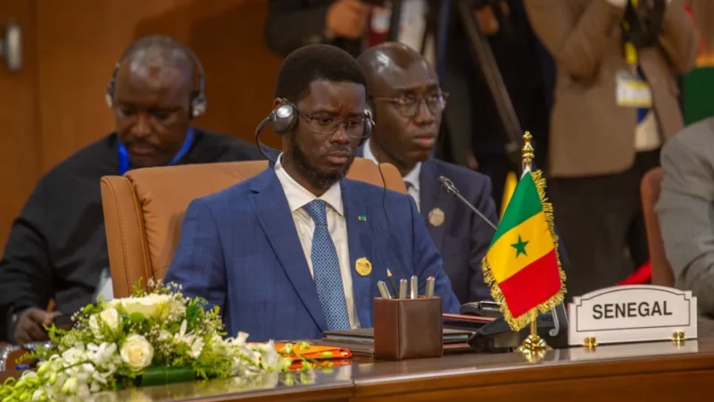 Diomaye Faye évoque une liaison aérienne directe entre Le Caire et Dakar