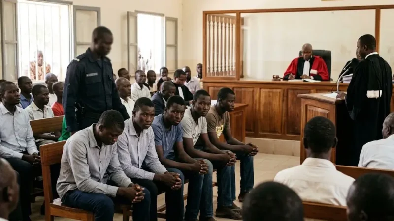 Tambacounda : 7 ans requis contre Cheikh Tidiane Diouf, 5 ans contre quatre prévenus