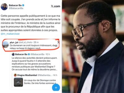 Babacar Ba visé par un appel à lui couper la tête, il alerte les autorités