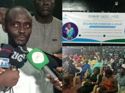 Omar Sadio rejoint Kiiraay et appelle à l’unité en Casamance