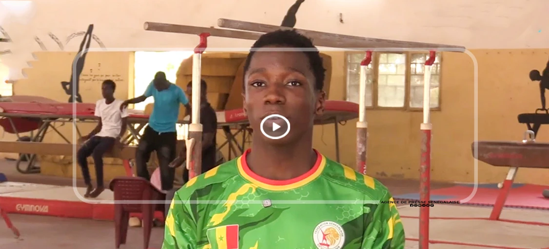 Mamadou Sow, 16 ans, seul gymnaste sénégalais qualifié chez les hommes aux JOJ Dakar 2026