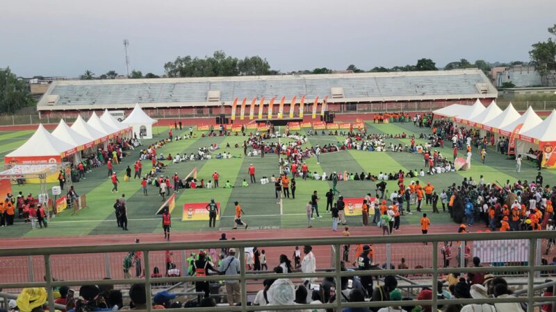 À Ziguinchor, Nouha Cissé et Hortense Diédhiou prennent part au relais olympique
