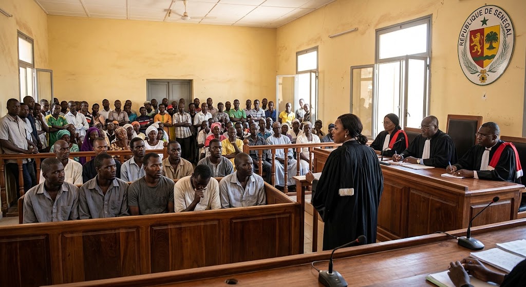 Salle d’audience du tribunal de grande instance de Tambacounda