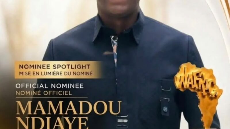 WAFRIC Awards 2026 : Le journaliste sénégalais Mamadou Ndiaye officiellement nominé dans la catégorie « Journaliste de l&rsquo;année »