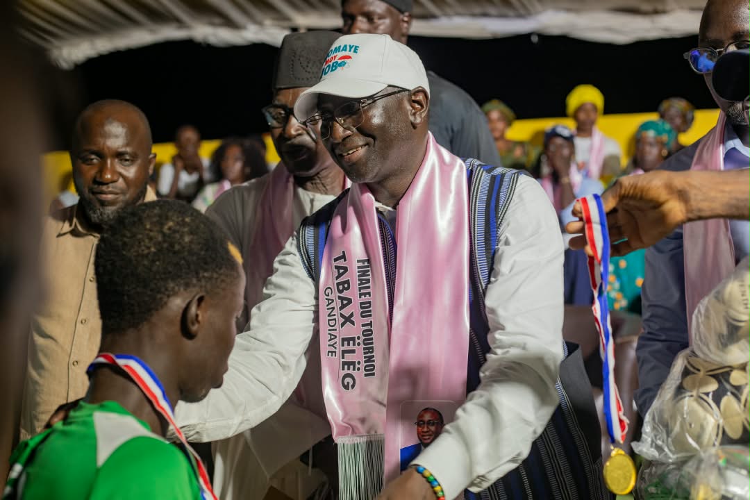 Gandiaye : 1 million de FCFA, 13 jeux de maillots et 10 ballons distribués au tournoi TABAX ËLËG